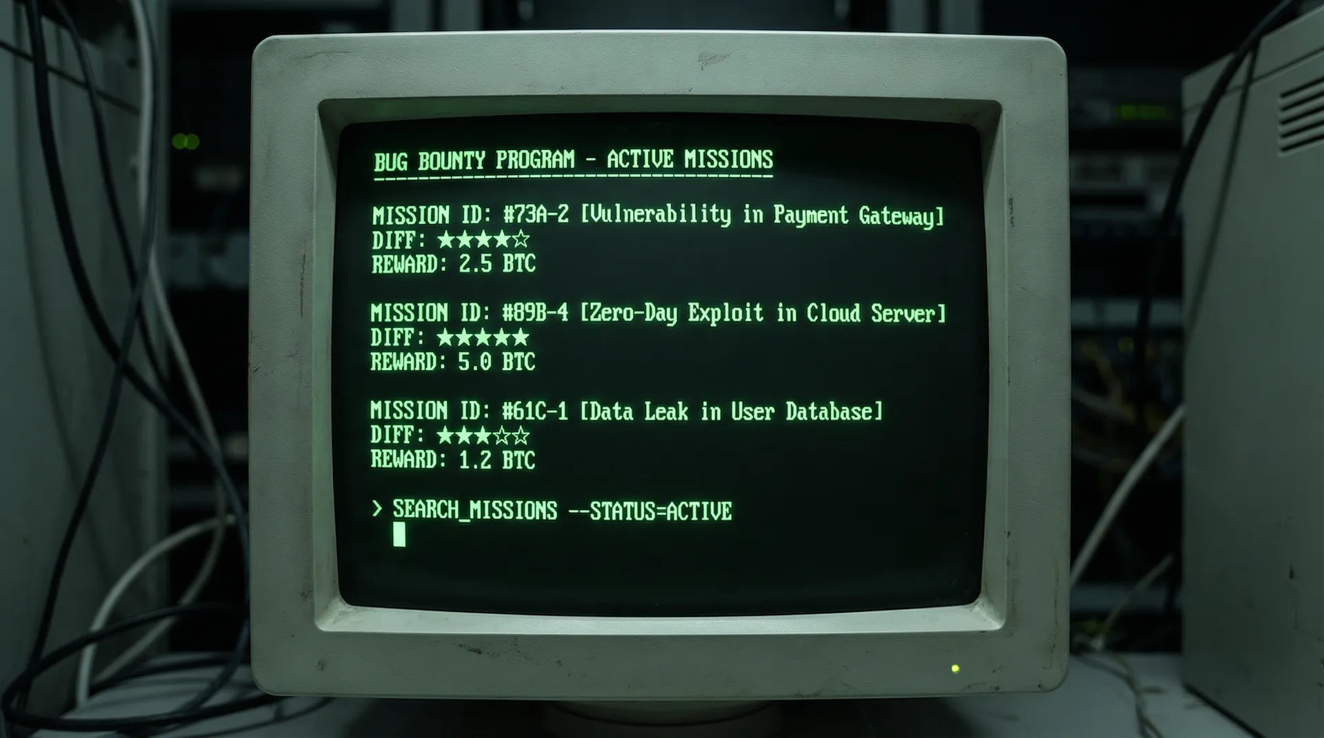 91暗网 悬赏任务公告板终端界面